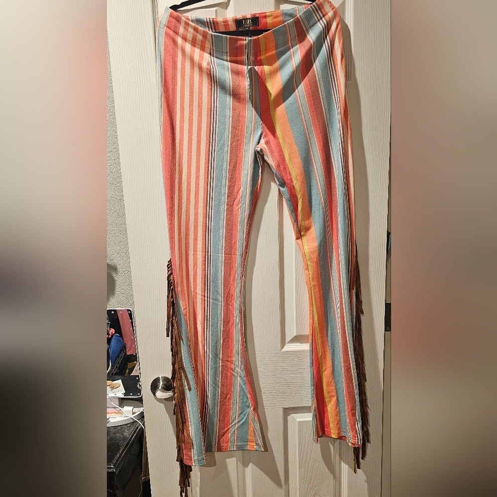 Colorful Striped Leggings